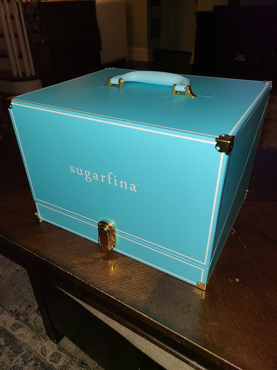 aludwiglaw's tweet photo. About to dive in on this beautiful assortment from @sugarfina for movie night with the family. Thanks @buildabear for a wonderful 25th anniversary auction! https://t.co/x5bEh2aM39