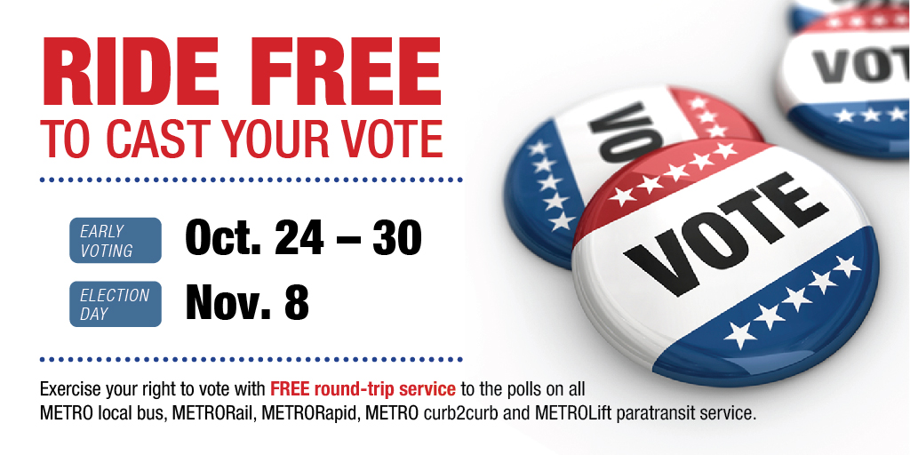 METRO Houston on Twitter "Are you getting ready to cast your vote