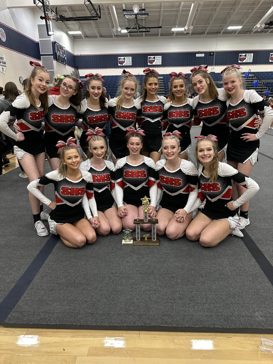 svbearcatcheer's tweet photo. 1st place Large Varsity Tumble finish today at Lakota Raider Rumble Competition! 📣🐾♥️ https://t.co/EeDKig4QlY