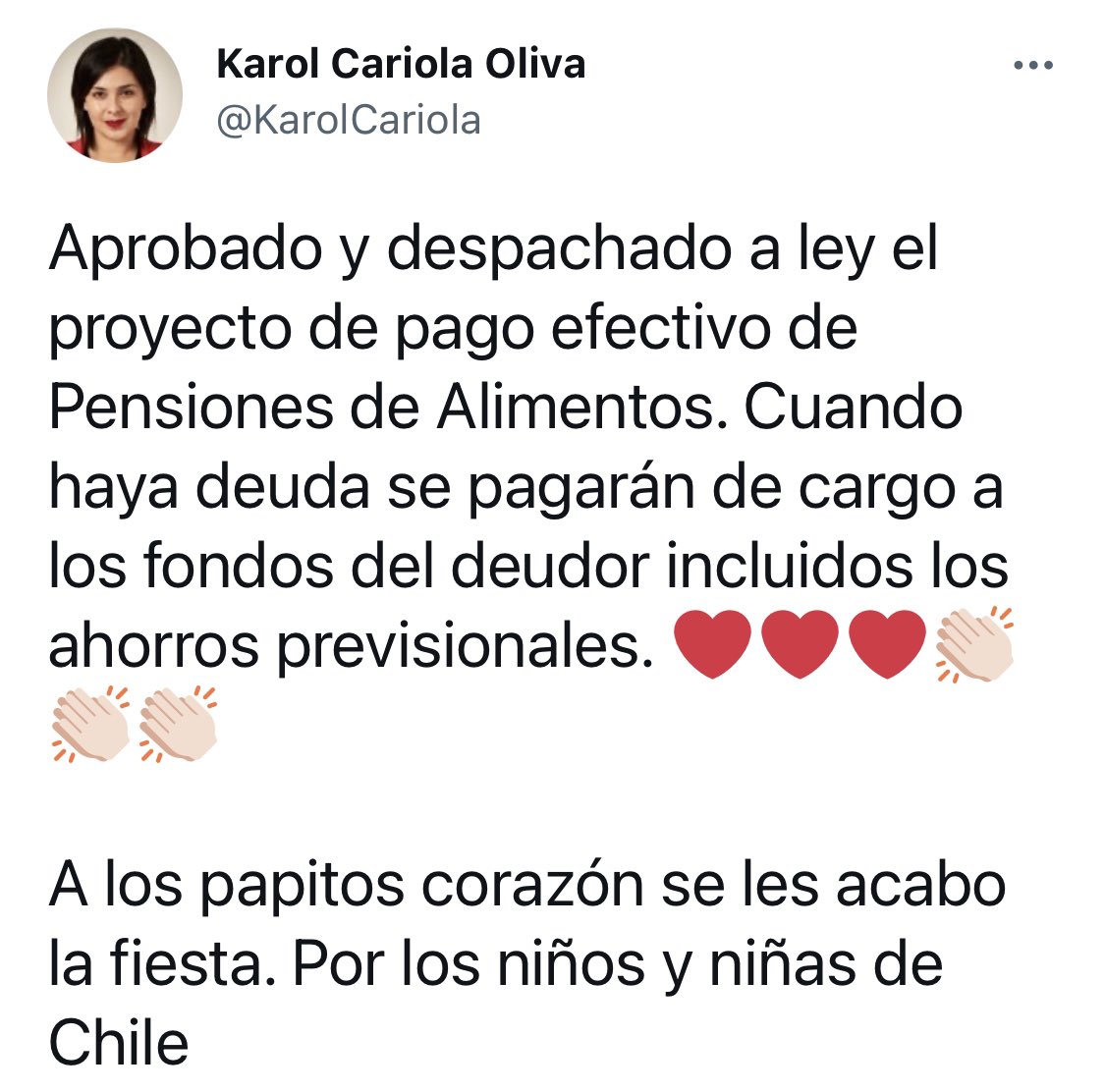 R_SaavedraM's tweet photo. Porque Parisi haría todo lo posible para que Karol Cariola @KarolCariola no sea presidenta de la cámara de diputadas y diputados? https://t.co/gp8bRAA0zB