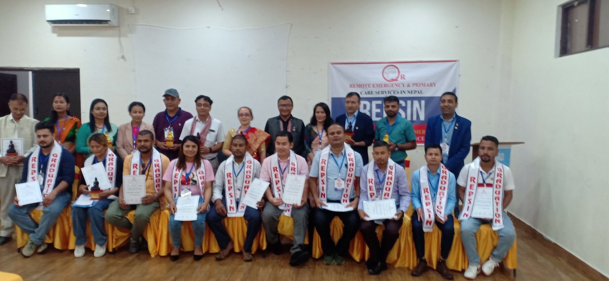 dhamala_ram's tweet photo. REPSIN 2nd batch graduation.
#Remote emergence care in Nepal https://t.co/irllSCyoZ9
