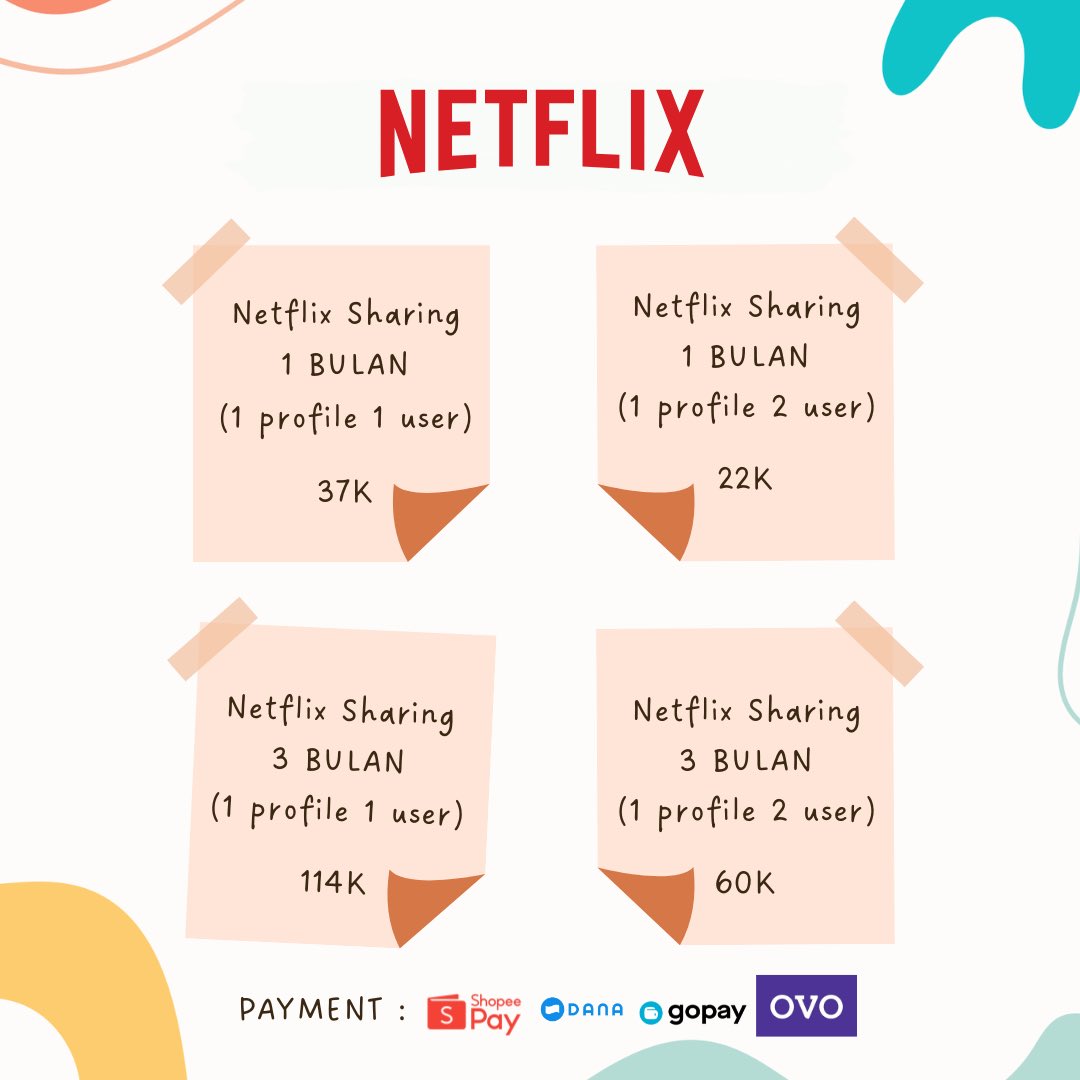 uidessss's tweet photo. @kegblgnunfaedh OOT kak, yg mau cari netflix atau apps premium yuk langsung ajaaa.. https://t.co/2uzfKWpOSl