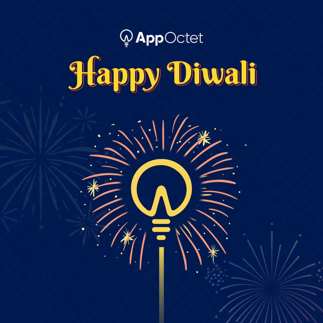 appoctet's tweet photo. Shine like sparkles, glow like candles and burn all the negativity like crackles. ✨️
 
Wishing everyone a very happy diwali from the AppOctet Team. 💥🌈

#diwalipost #happydiwali #diwali2022 #diwalicelebration #diwaliwishes #appoctet #informationtechnology https://t.co/4AzgmNeNGq