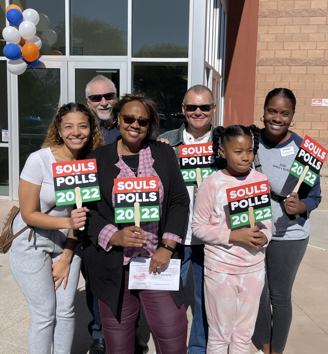 Daniele4mayor's tweet photo. This is always a special a day for #TeamDMM, we take a small break from canvassing to ensure our voices are heard by casting our vote🗳 #AD1 @nvassemblydems #SoulsToThePolls2022 #win2022 #NVleg https://t.co/VuPdWjYser