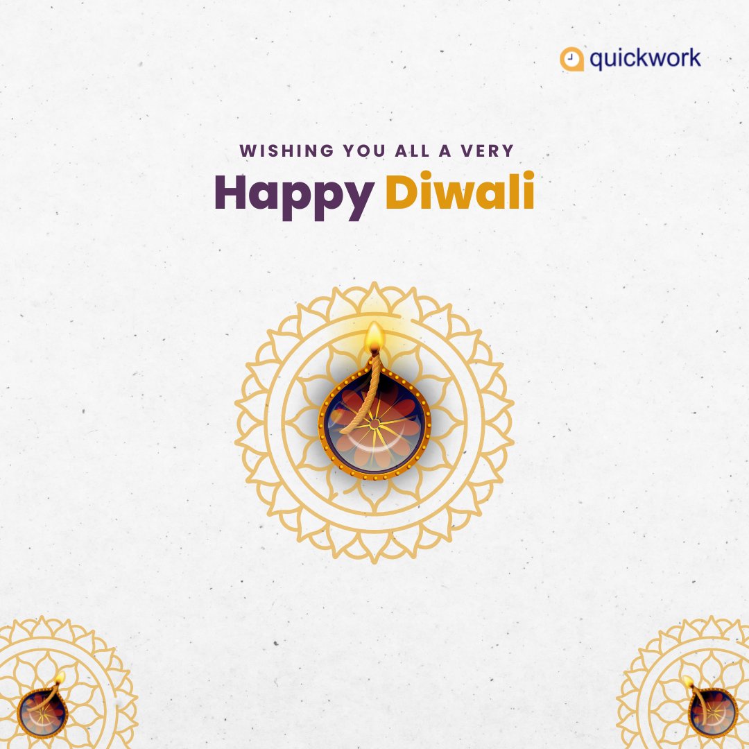quickworkco's tweet photo. This Diwali, integrate the cheers, joy and love with hardwork and dedication to automate happiness throughout your life.

Quickwork wishes you all a very happy, healthy and a prosperous Diwali!

#quickwork #Diwali2022 #automation #integration #success #technology #ipaas https://t.co/UAX0GfXV2V