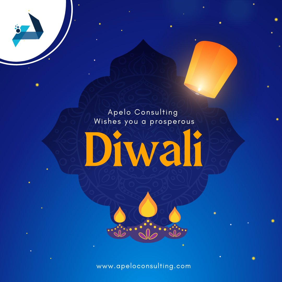 May all your problems vanish, and your life gets filled with happiness and joy. May you enjoy your life with great health and wealth. Apelo Consulting sending Warm wishes on the occasion of  Diwali to all!
#happyDiwali #diwali2022 #DiwaliCelebration2022  #Apeloconsulting