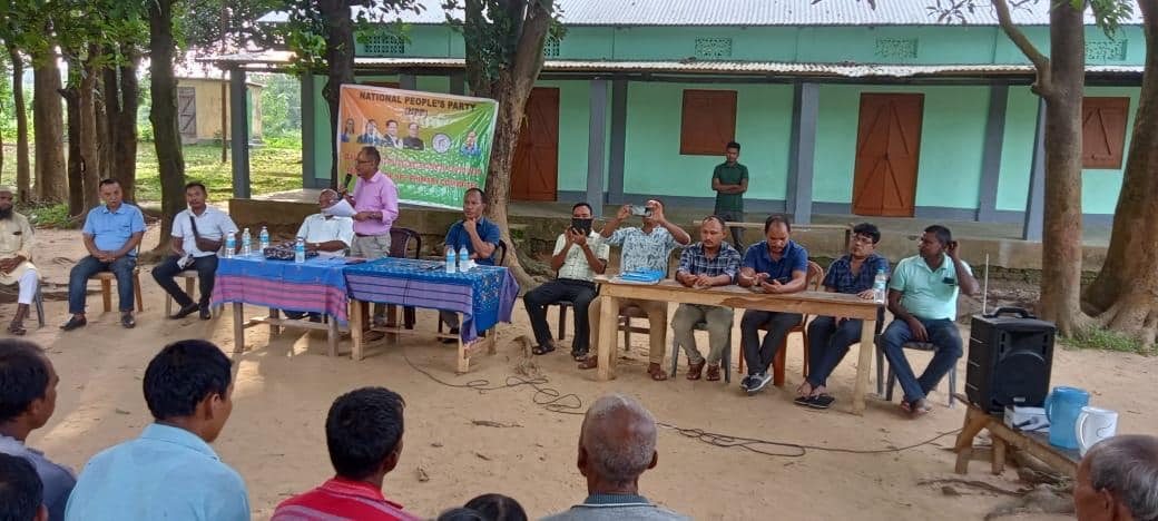 nppmeghalaya's tweet photo. We are pleased to share news of the formation of the NPP Primary Committee at Gandhipara in the presence of our leader Mr. Subir M Marak  of Rangsakona 
Steps ahead toward our goals 
#NPP #NPPGrowsStronger #newformation https://t.co/I093ZQwW3U