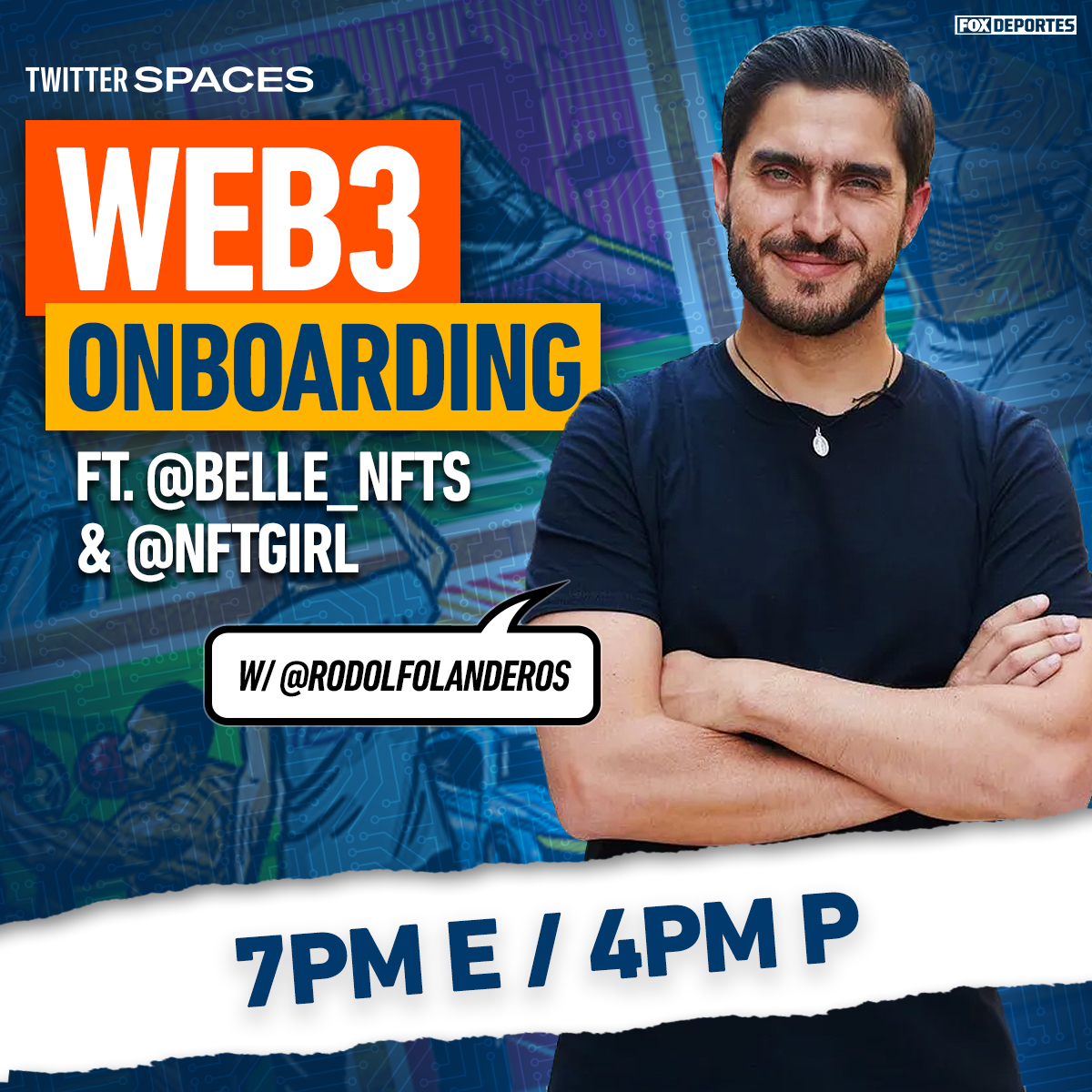 Set your reminders! 🚨 On Today's Twitter Space, @Belle_nfts and @NFTgirl will join us and chat about #Web3 onboarding. 🤓 Join us here 👉 twitter.com/i/spaces/1OdKr…