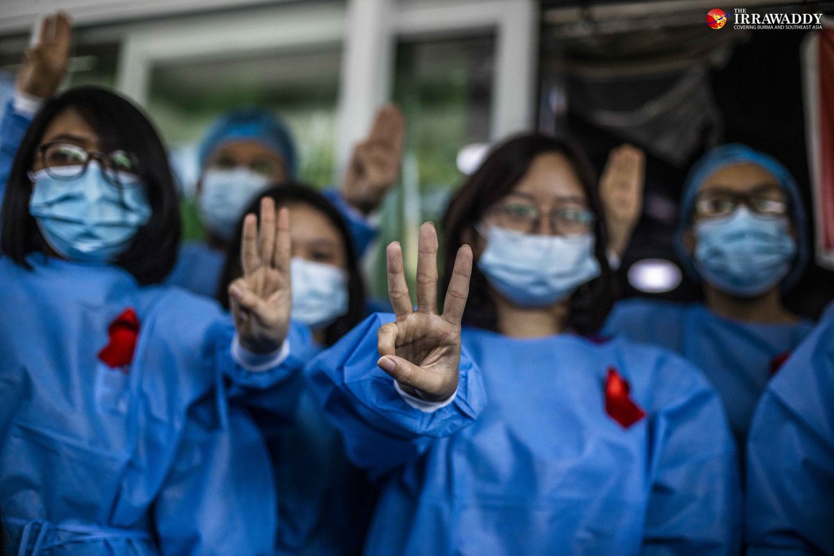 IrrawaddyNews's tweet photo. Myanmar regime sacks more than 460 striking doctors

 Since February this year, Myanmar regime has fired 466 doctors, including more than 100 specialists, for their boycotts on working under the junta, according to the country’s health ministry.

#whatshappeninginmyamar https://t.co/63yBwAVEbF