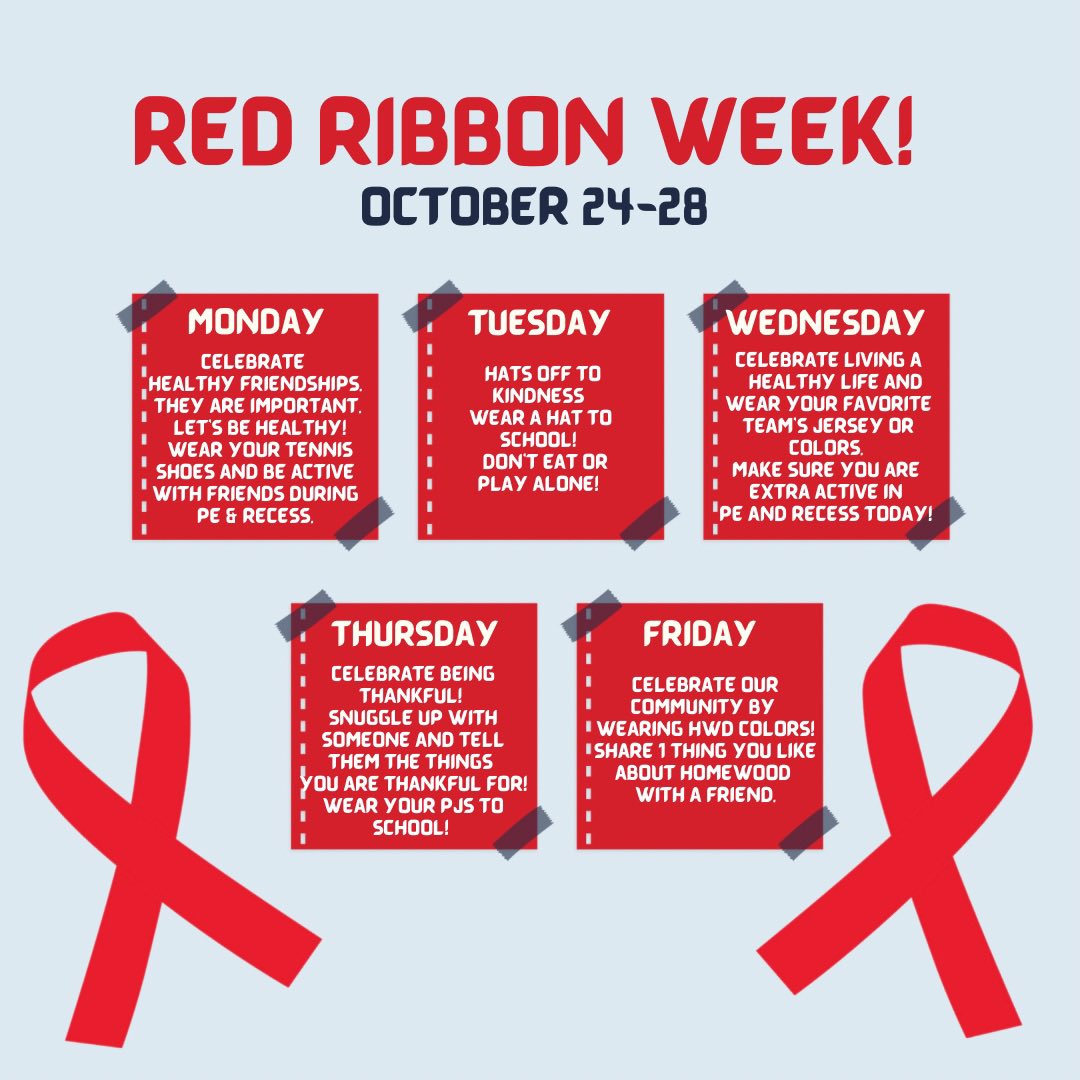 Red Ribbon Week October 24-28