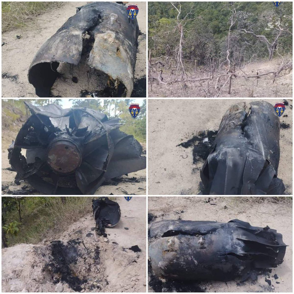 katycho22222's tweet photo. 2 junta fighter jets from Mawbi Air Force dropped unidentified bombs weighing around 500 pounds twice onto the hills near #LayKayKaw Myothit in Kayin State at 11.20 pm on Oct 22.
#2022Oct24Coup #WarCrimesOfJunta #WhatsHappeningInMyanmar https://t.co/qaz3mPkjfx