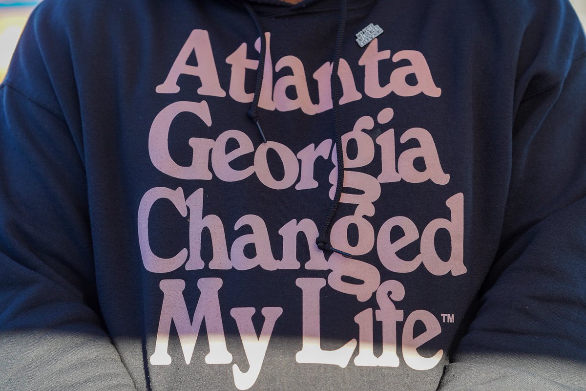 Wore my favorite sweater today. It’s dope because it’s true. Photos by @JuliaBeverly #Atlanta