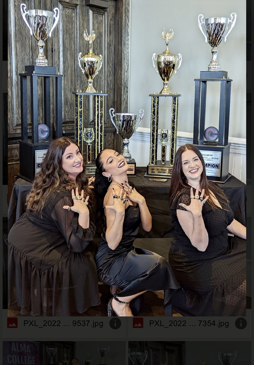 VickeyAbel's tweet photo. What a nice “Ring Ceremony” at Alma College Oprea House!  Check out that bling!  Congratulations on your achievements girls❤️
Onto the next season….. https://t.co/CtClhev92b