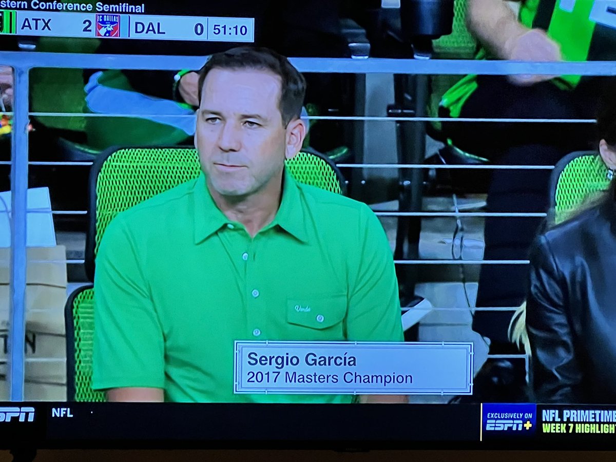 Sergio Garcia big MLS guy! #MLSCupPlayoffs #VERDE https://t.co/jg1vXGLz7U