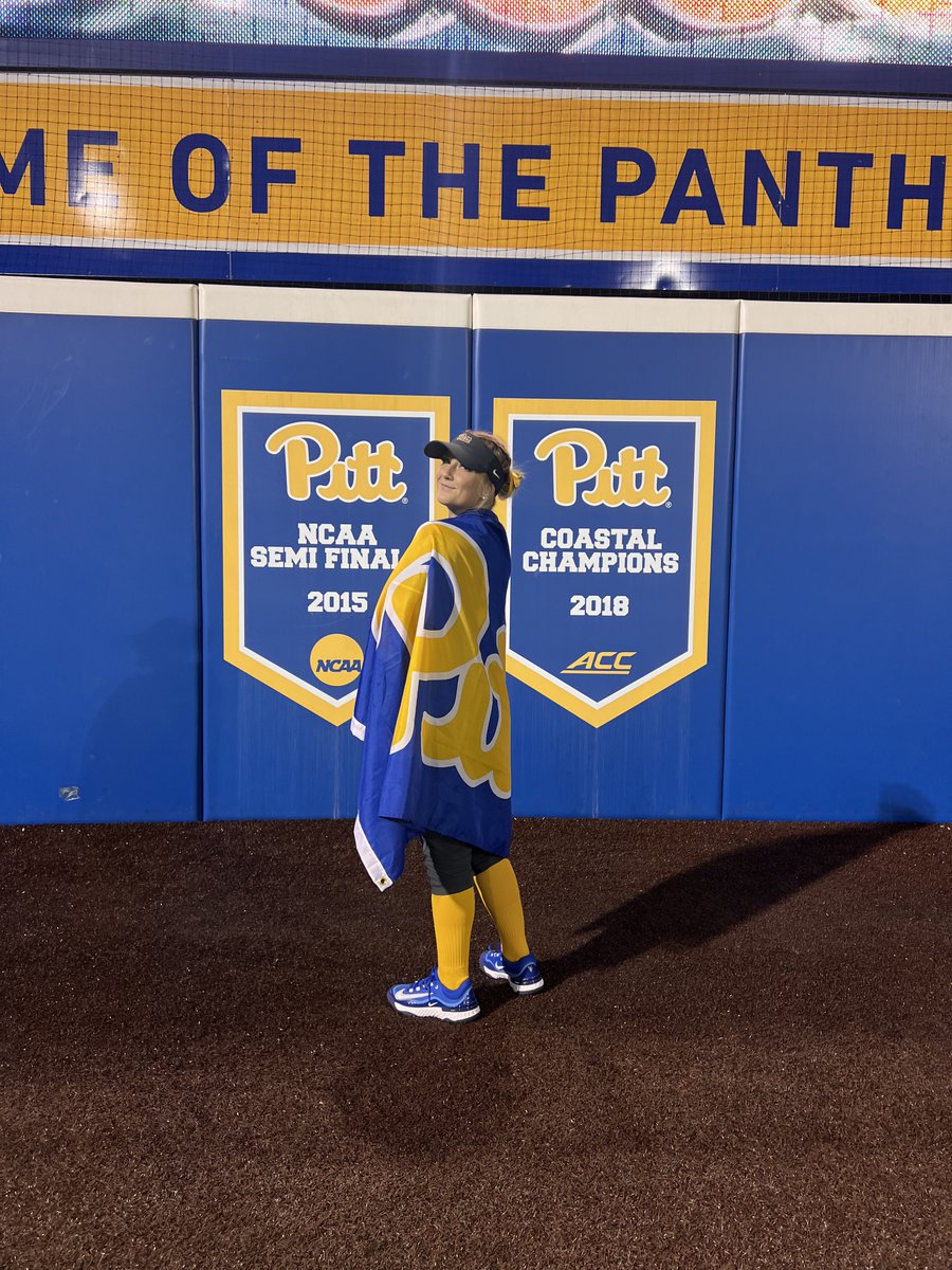 Fun day today! Always hyped to put on the Panther uni! 💙💛 @Pitt_SB #H2P