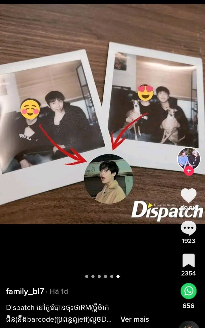 taehollander's tweet photo. Acabou pra você Jeff! Um usuário do Tiktok 'especula' que Barcode e RM do BTS estão namorando. https://t.co/h7WeQ0YJog
