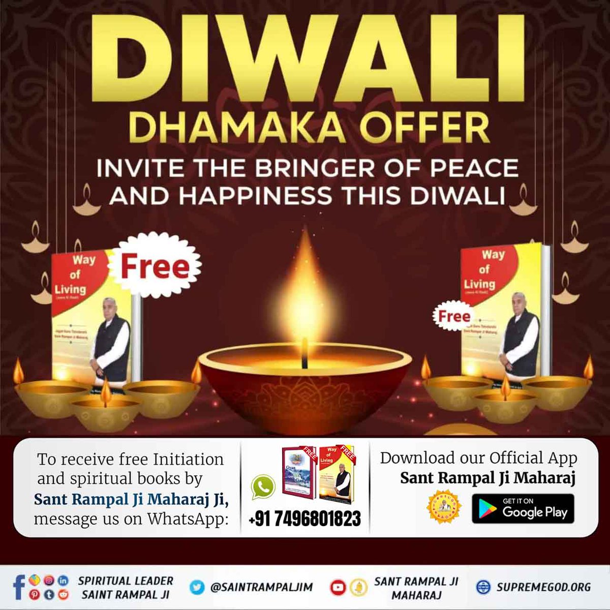#NewWayOfLivingOnDiwali
By reading these books, there will be no trouble or any kind of intoxication in the house.