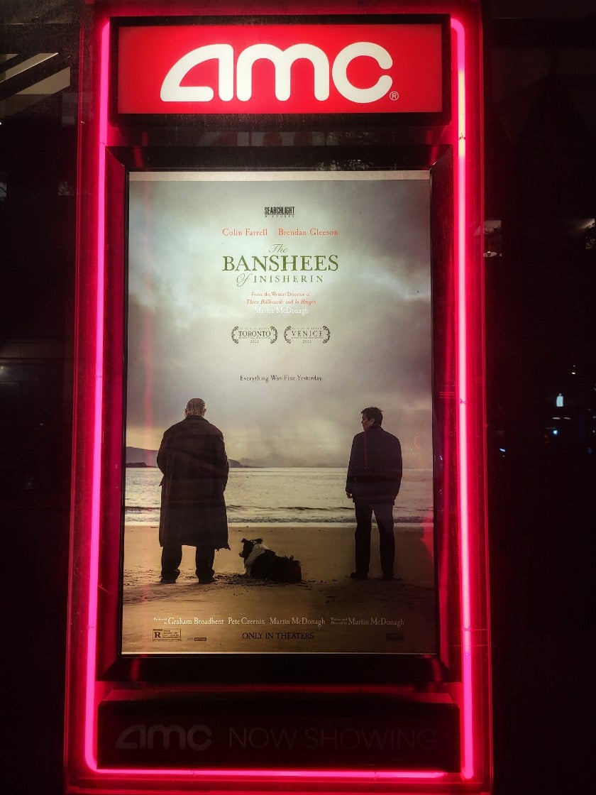 speedygo's tweet photo. #TheBansheesOfInisherin 10-23-2022 #shareAMC #AMCLincolnSquare @amctheatres @Banshees_Movie @searchlightpics (@ AMC Lincoln Square 13 - @amctheatres for The Banshees of Inisherin in New York, NY) https://t.co/O7fh9Xa388 https://t.co/giBp0VoTrk