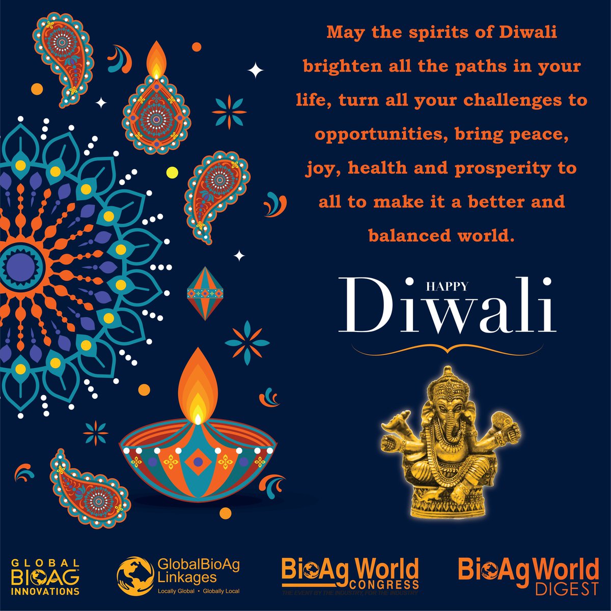 BAWDigest's tweet photo. Happy Diwali from the GBI and GBL Team!

#diwali #diwali2022 #festivaloflights #sustainableagriculture #regenerativefarming #bioag https://t.co/AkYULlybea