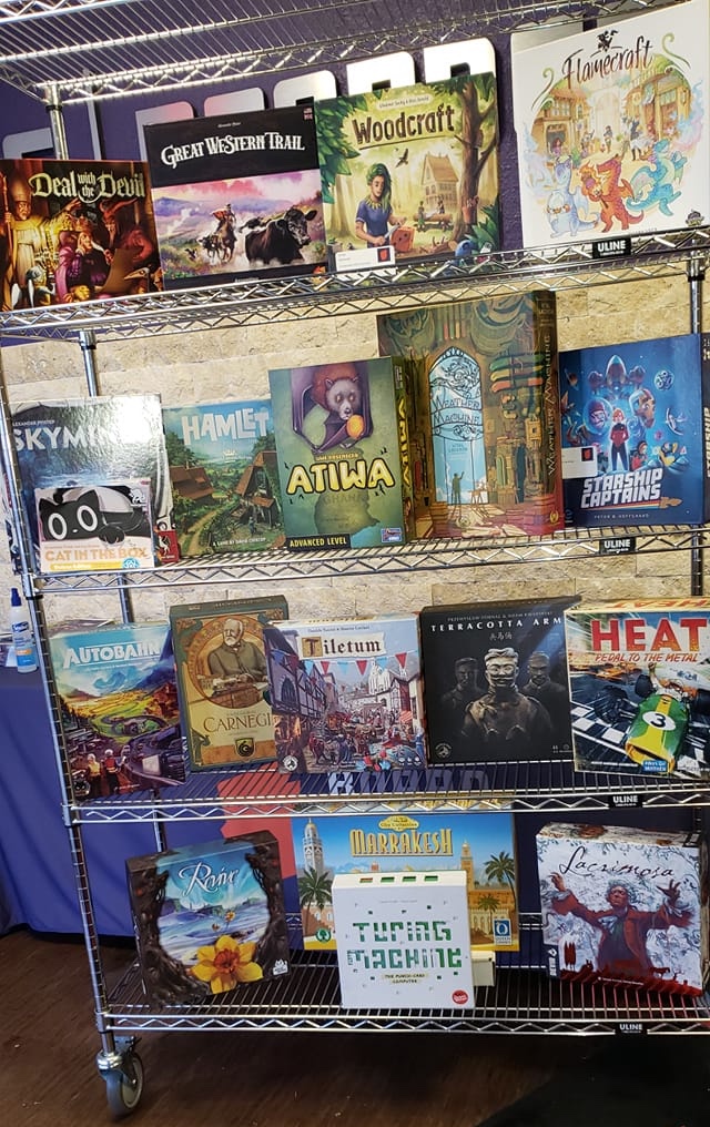 Games being featured in the Hot Games Room at @BGGCON 2022. —WEM