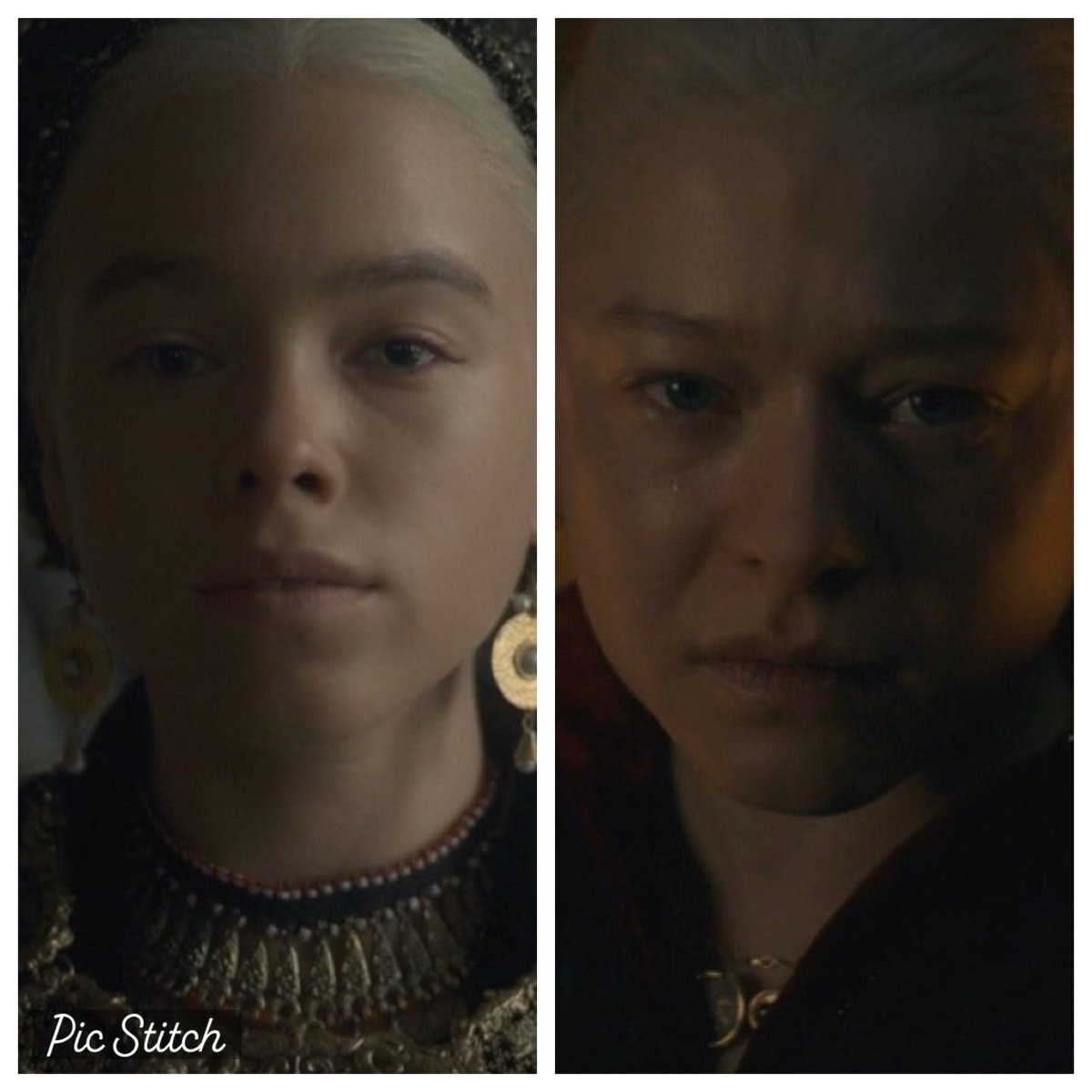 How it started vs how it’s going  #HouseoftheDragon