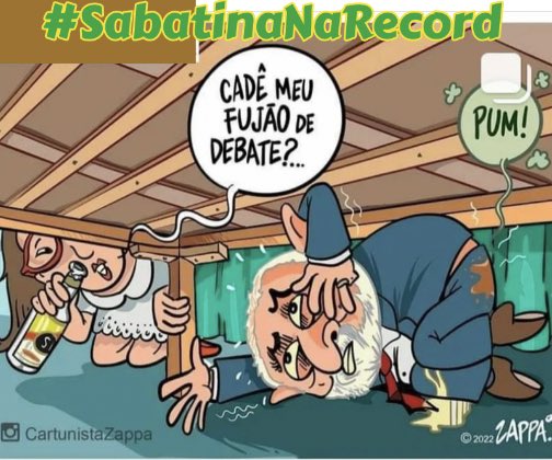 CrysthianeA's tweet photo. Pensa bem :O cara não vai na entrevista de emprego e quer o emprego? #SabatinaNaRecord #LulaFujão https://t.co/qeK69UYOpx