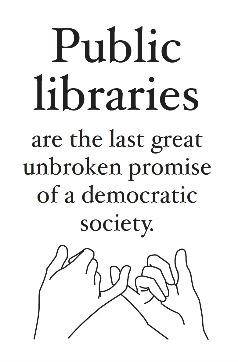 WeLoveBPLibrary's tweet photo. There's time to get this on a t-shirt - it's a good message for any season. #FundOurLibraries #Boulder https://t.co/edErlEGzYk https://t.co/JHuFuBOVgN