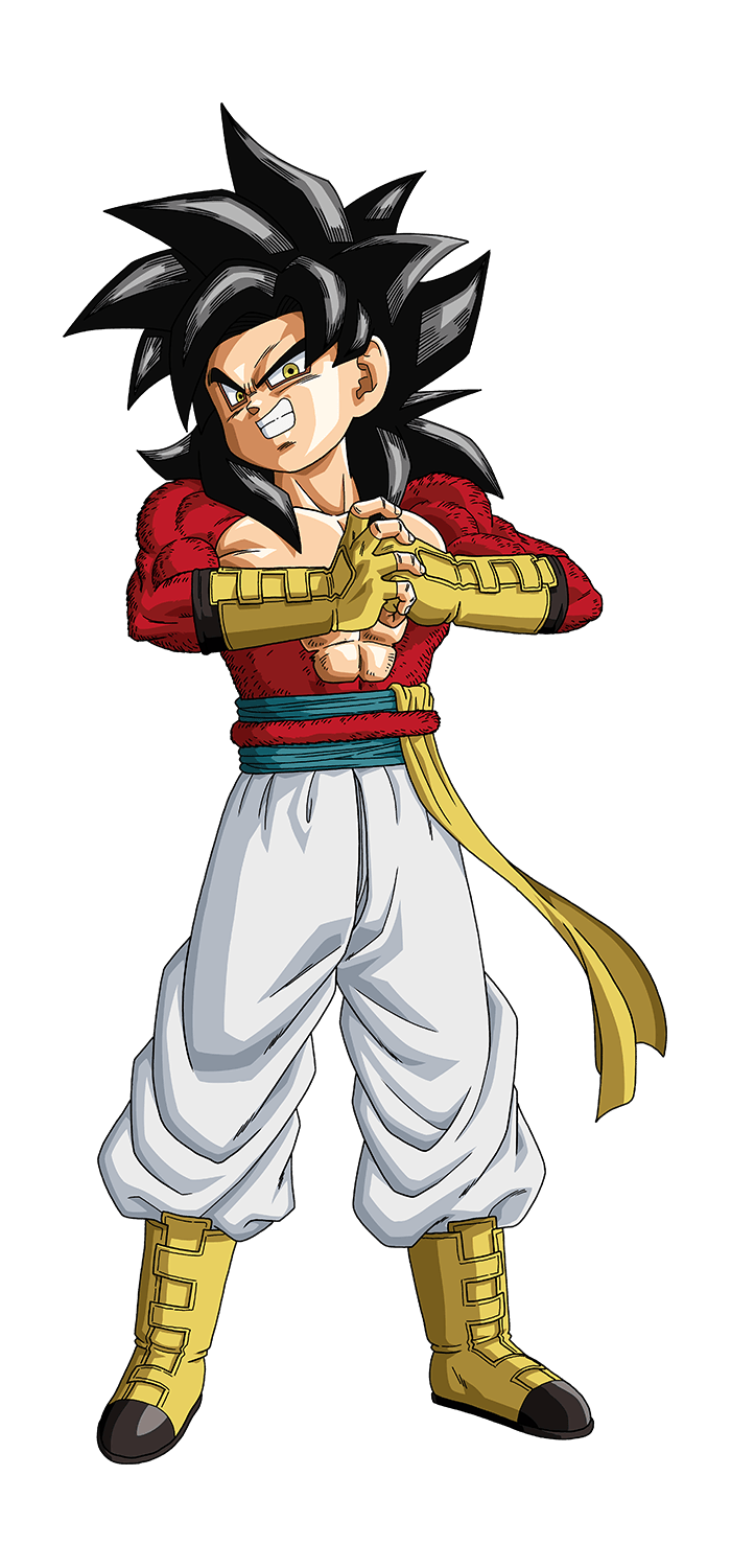 りっきーSDBHさん Goku (Xeno) SSJ4 - SDBH [Color] by NickArtTH on DeviantArt