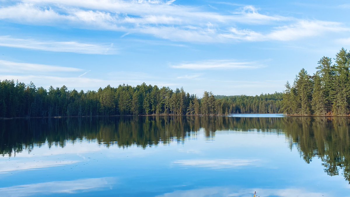 marykkeown's tweet photo. It was so gorgeous, I hope y’all got some outside time this wknd. #KoralTheKayak and I did 2 #paddles in 2d. Today we went N of #Capreol to a creek I discovered in June. No colour, but it was a lovely and relaxing wee #adventure. #NorthernOntario #KayakTheNorth @SudburyTourism https://t.co/wciCPtluLv