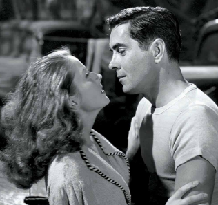 Colleen Gray and Tyrone Power in Nightmare Alley...