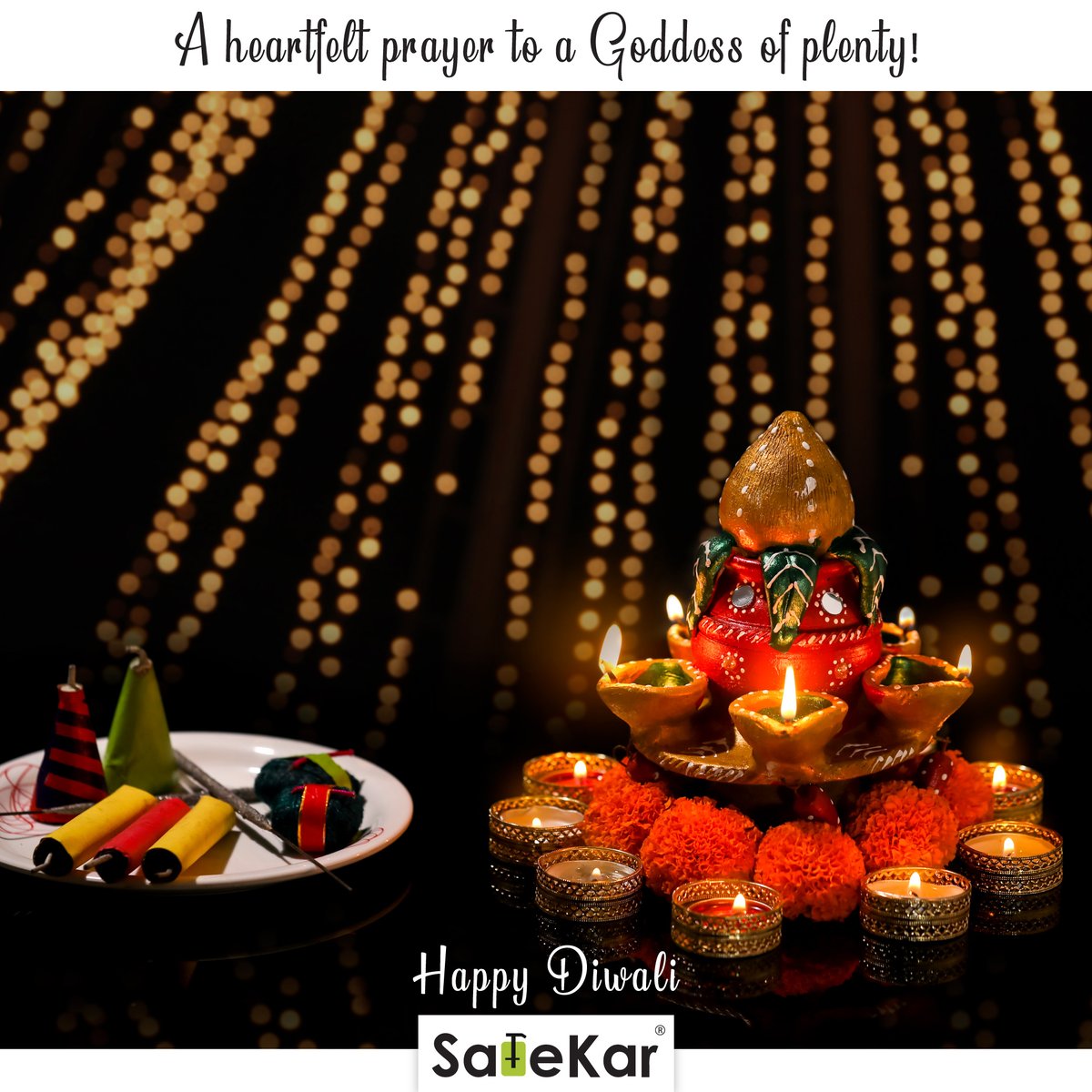 SafeKarIndia's tweet photo. On the joyous festival of Lakshmi Pujan, let us pray wholeheartedly to Goddess Lakshmi, who brings wealth and abundance into our lives. Safekar wishes everyone a Happy Diwali!
#safekar #safekarindia #Diwali #Lakshmipujan #happydiwali #diwali2022 https://t.co/hojLcx8T3N