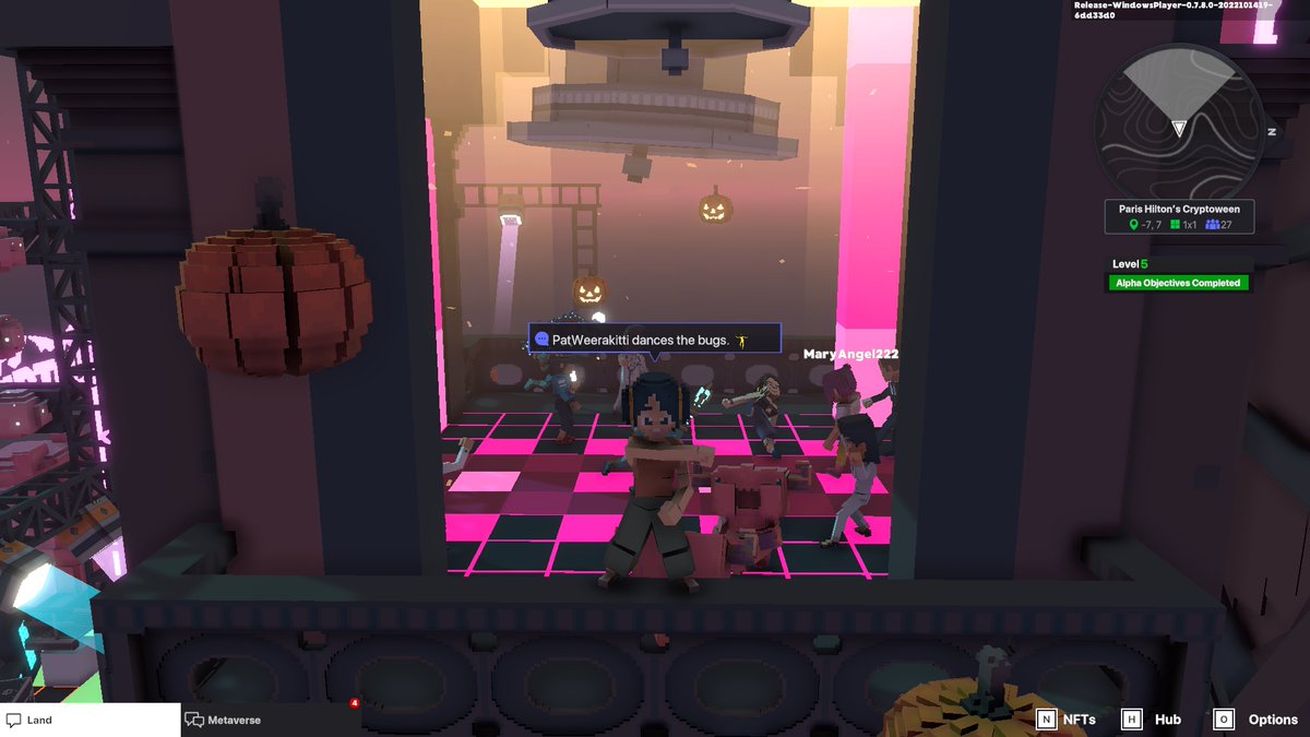 SrisompongH's tweet photo. @TheSandboxGame I just participated in the Paris Hilton  #Cryptoween Event. Dancing in the Clock Tower check out my screenshot below!
🎃👇 https://t.co/EEU7xVvOVf