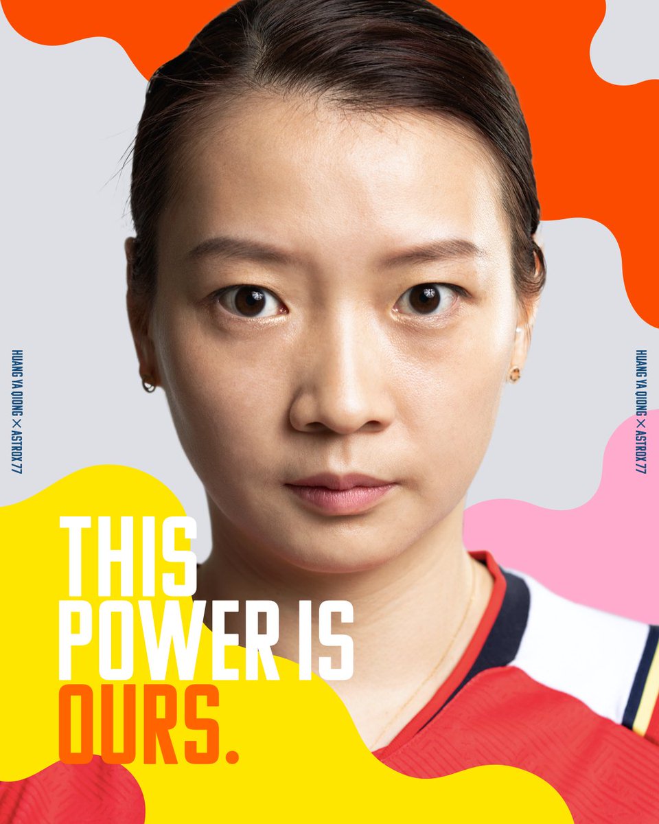 yonex_jp's tweet photo. 私は動じない。
どんな展開でも落ち着いて対応できる、
精神力が強みだ。
コートに立つと、身体に力がみなぎり、
思考が研ぎ澄まされていく。
��静なプレーの裏で
��熱を燃やして戦い続け‥
そして私は今、新たなパワーを手に入れた。
THIS POWER IS OURS.
HUANG YA QIONG
#ASTROX77 https://t.co/O6qAkkrctI