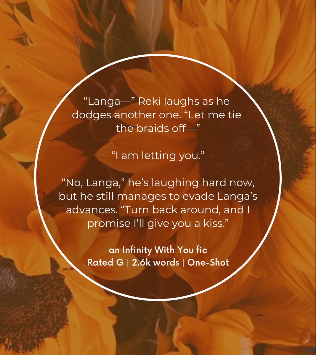 “a sunflower for the sky” for <a href="/rengazine/">infinity with you 🌺❄️ » complete!</a> ♡ 
» #sk8theinfinity #renga | 2.6k | gen

» ao3: archiveofourown.org/works/42477240
» established relationship, fluff, first i love yous