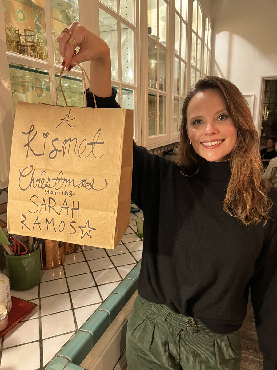 8pm!!! Hallmark Channel! #AKismetChristmas are you watching?! I am! <a href="/sarahramos/">Hollywood Actress Sarah Ramos</a>