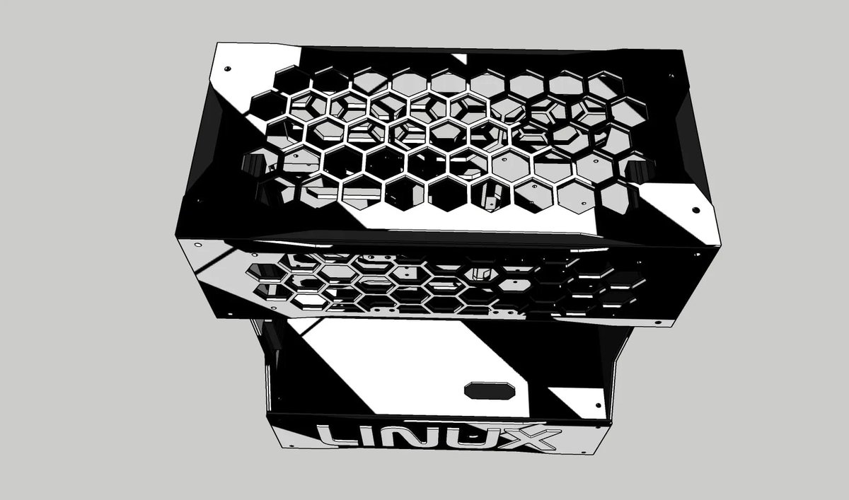 DwainPitter's tweet photo. Custom PC case design.... https://t.co/De9dbe5E4t