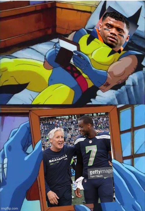 tripledumbdummy's tweet image. Russ got that Wolverine blood.