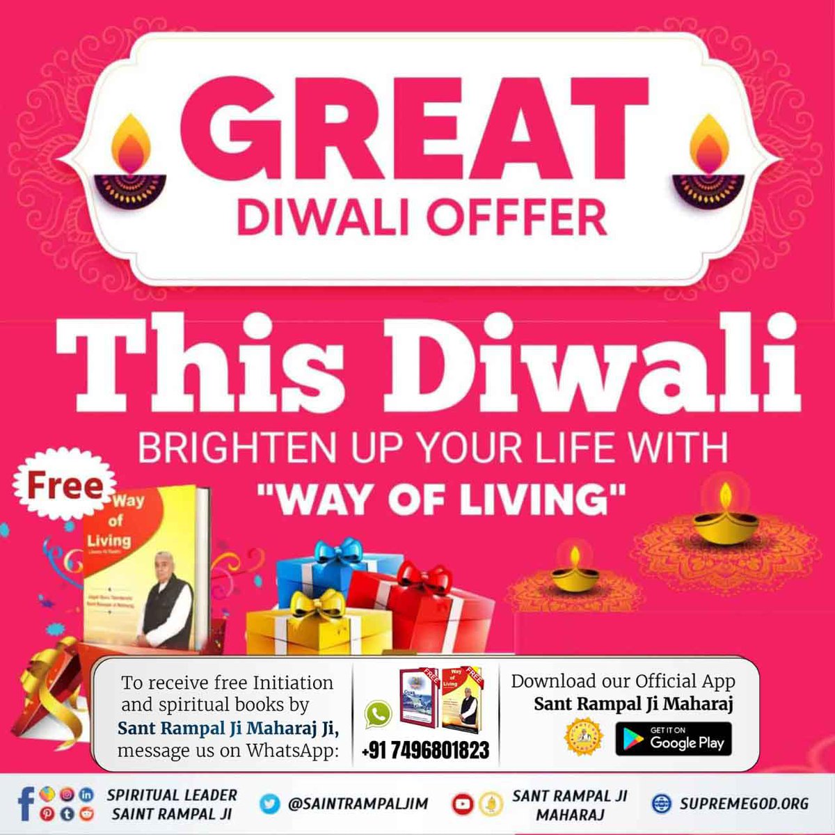 #NewWayOfLivingOnDiwali
GREAT DIWALI OFFFER

This Diwali

BRIGHTEN UP YOUR LIFE WITH "WAY OF LIVING"
