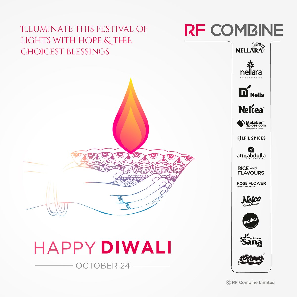 RfCombine's tweet photo. Let's celebrate the festival in the true sense by spreading joy and lighting up the world for others. Have a happy, safe, and blessed Diwali!

 #festiveseason #art #deepavali  #navratri #festivevibes #celebration #diya #diwalihampers #diwalicelebration #rangoli #indian  #festive https://t.co/QiqT4WgtG2