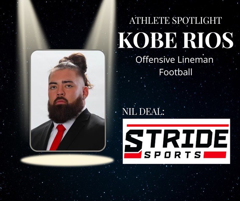 EmpowertheNest's tweet photo. ✨Tonight’s athlete spotlight is @KobeRios76 ✨ 

Kobe is an offensive lineman on the Illinois State Football Team 🏈 @isuredbirdfb 

Kobe’s NIL deal is with @StrideSportsUS 

ALL the funds generated from his deal go to the Western Avenue Boys &amp; Girls Club! https://t.co/wJ8ZKlEFsZ