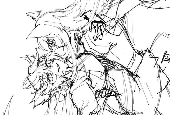 sorry if you thought my last tweet meant i was going to finally draw a texlapp kiss instead of something homoerotically charged 