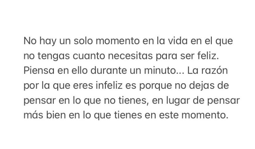 kavilag's tweet photo. No hay un solo momento en la vida en el que no tengas cuánto necesitas para ser feliz… https://t.co/8Me3GeSwHV