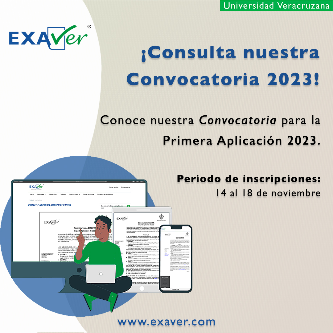 LuzioUV's tweet photo. #EstudianteUV
¡El periodo de inscripciones para la primera aplicación 2023 de #EXAVER estará disponible muy pronto! 📄
Conoce más aquí: https://t.co/BgHyxIEvw4 https://t.co/MgDGOxiWKe
