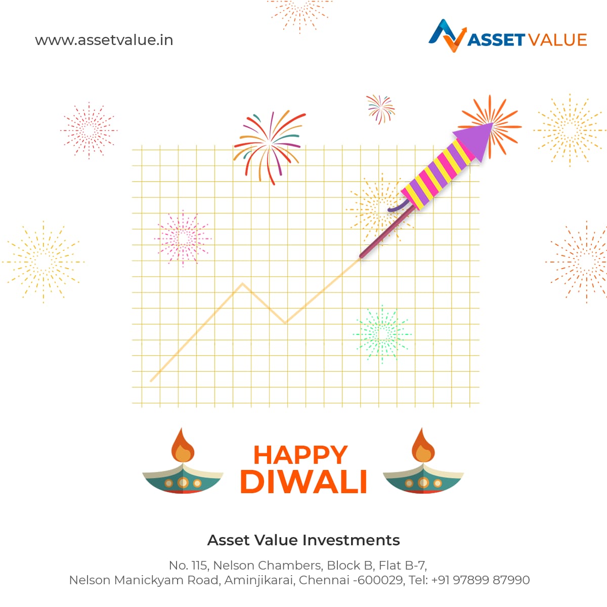 ASSETVALUE_AV's tweet photo. We're wishing you all a Happy Diwali💥 https://t.co/TVYuOgDueH