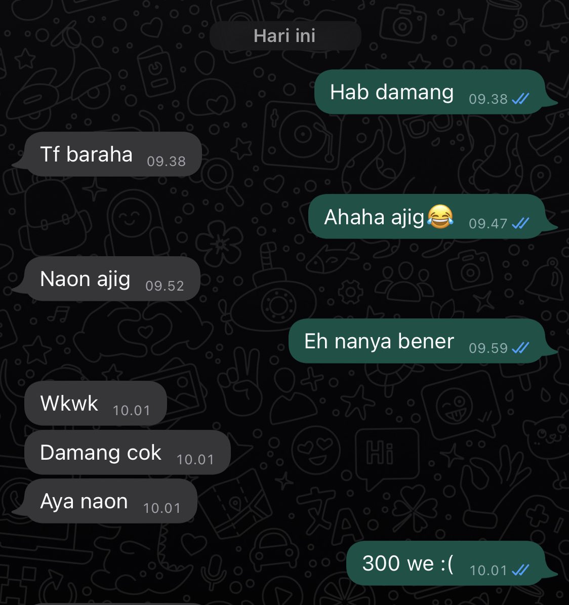 eskacekek's tweet photo. Senin pagi https://t.co/XoGuTKf041