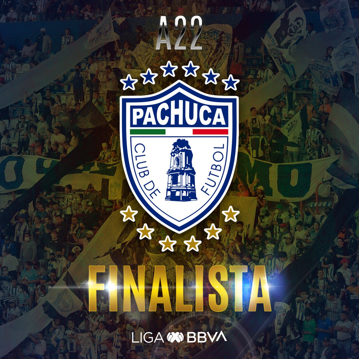 LigaBBVAMX's tweet photo. ¡¡A la #GranFinal!! 🔝

Los @Tuzos se impusieron a Rayados en las #Semifinales y disputarán la serie por el Título por segunda vez consecutiva.

Pachuca quiere su Séptima ⭐

¡¡Felicidades!! 👏

#LigaBBVAMX ⚽ https://t.co/v5Frs0ECPN