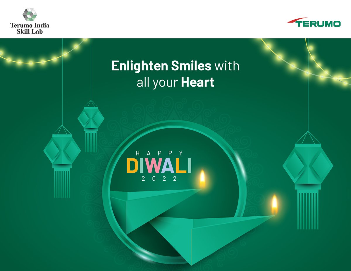 Let's celebrate this day by enlightening smiles with all your heart.
Have A Safe and Prosperous Diwali. 

#happydiwali2022 #celebrations #festivemood #terumoindia