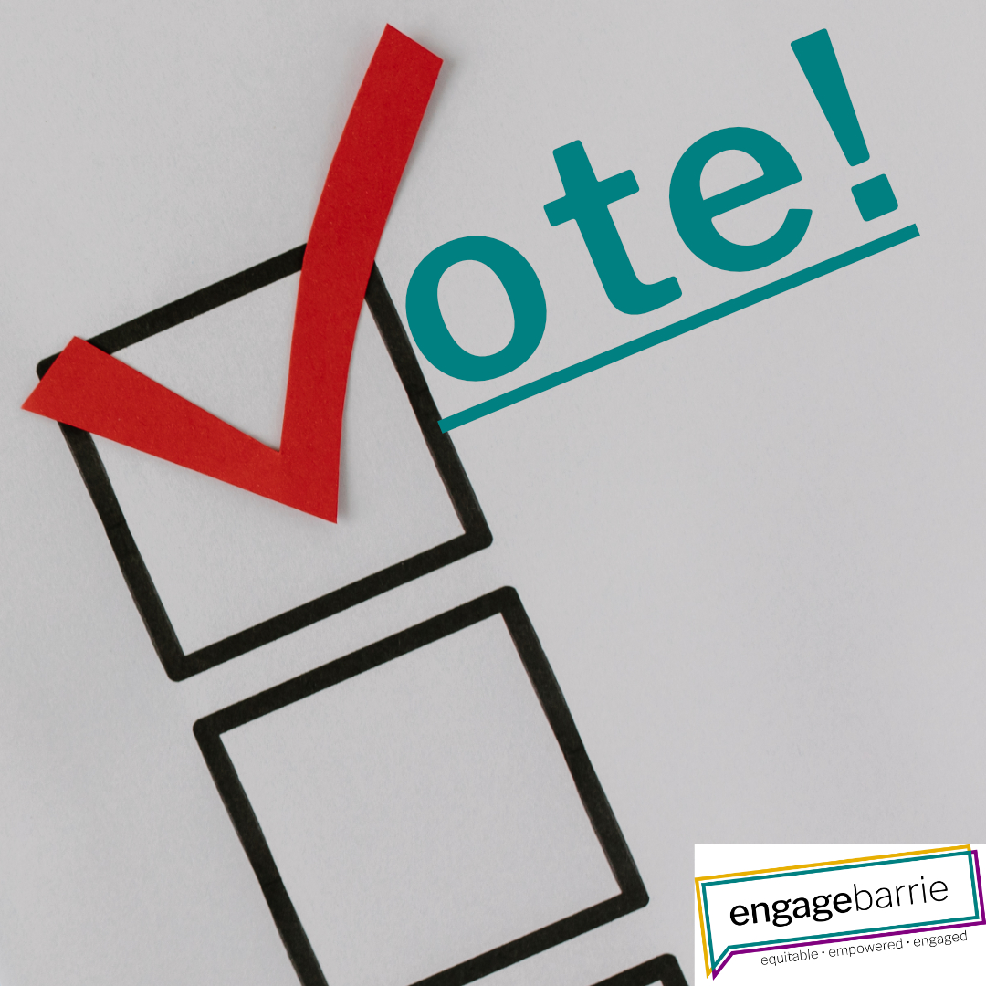 EngageBarrie's tweet photo. Information on all candidates for Mayor, Ward Councillor and School Trustee is in the "Candidate Profiles" section at https://t.co/pWbqqhBfiF

Vote! Vote! Vote!

2/2 https://t.co/yEp507pEk0