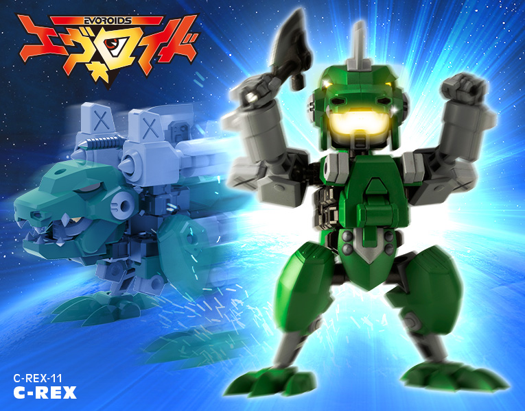kotobukiya_tkw's tweet photo. 【立川本店】
新商品:『#エヴォロイド』より「C-REX-11 C-レックス」¥2,860(税込)が入荷しました!
エヴォビースト軍団のワイワイにぎやかな子分たち「C-レックス」はデフォルメロボットからティラノサウルスへ、差し替え無しで変形可能!
どうぞご利用ください♪
#evoroids https://t.co/rpn9McvpEo