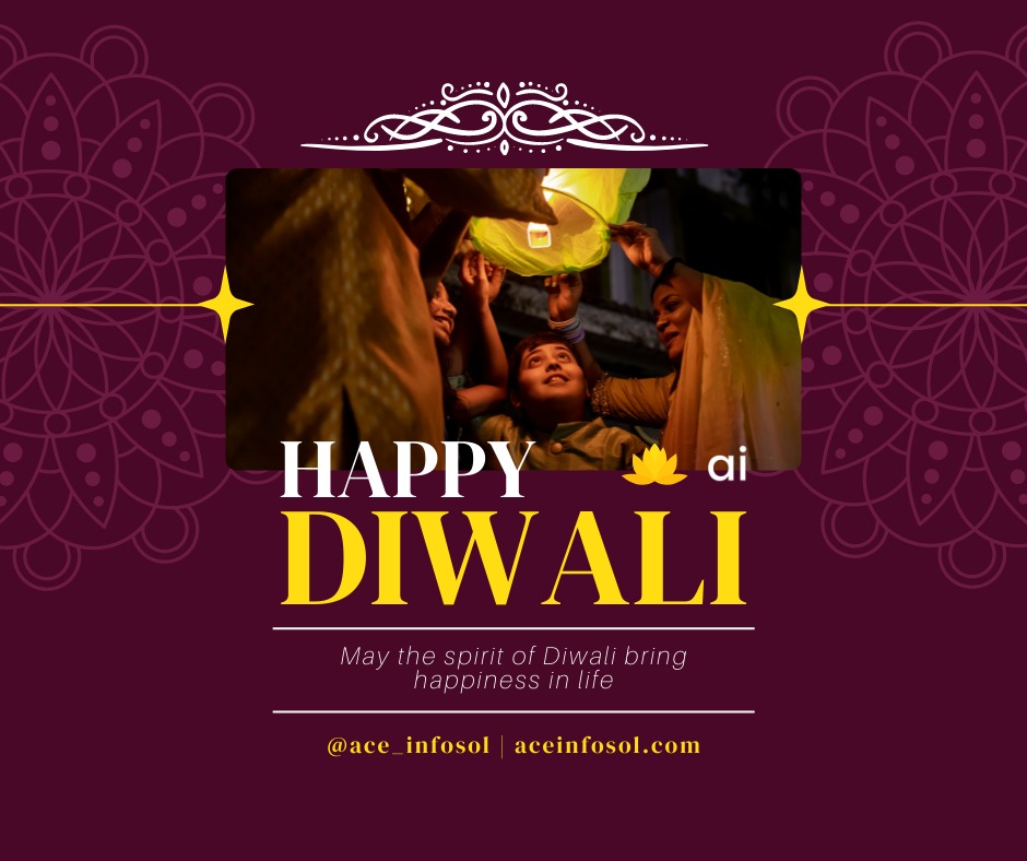 ace_infosol's tweet photo. May the occasion of Diwali fill your life withprosperity and happiness.
🪔🎆Warm wishes to you and your loved ones on Diwali.🪔🎆
#Diwali2022 #aceinfosol https://t.co/Zx1KKY9KiP